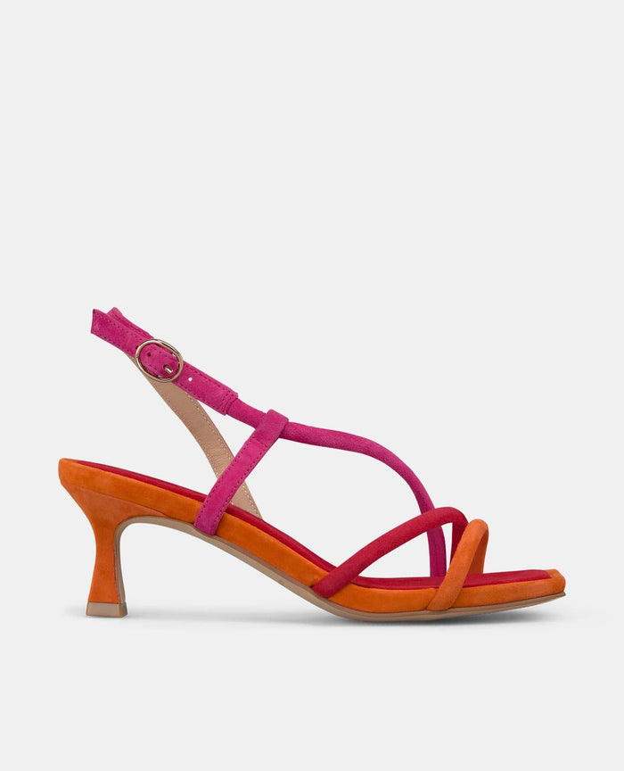 SANDALIA TIRAS MULTICOLOR