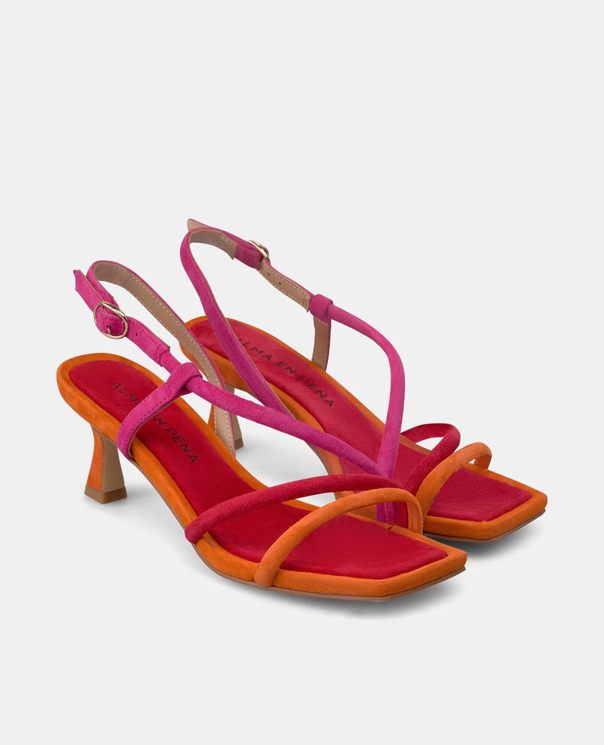 SANDALIA TIRAS MULTICOLOR